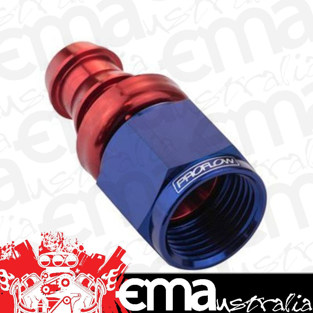 Proflow PFE401-04 Straight Push Lock Hose End Barb 1/4'' to Female -04AN