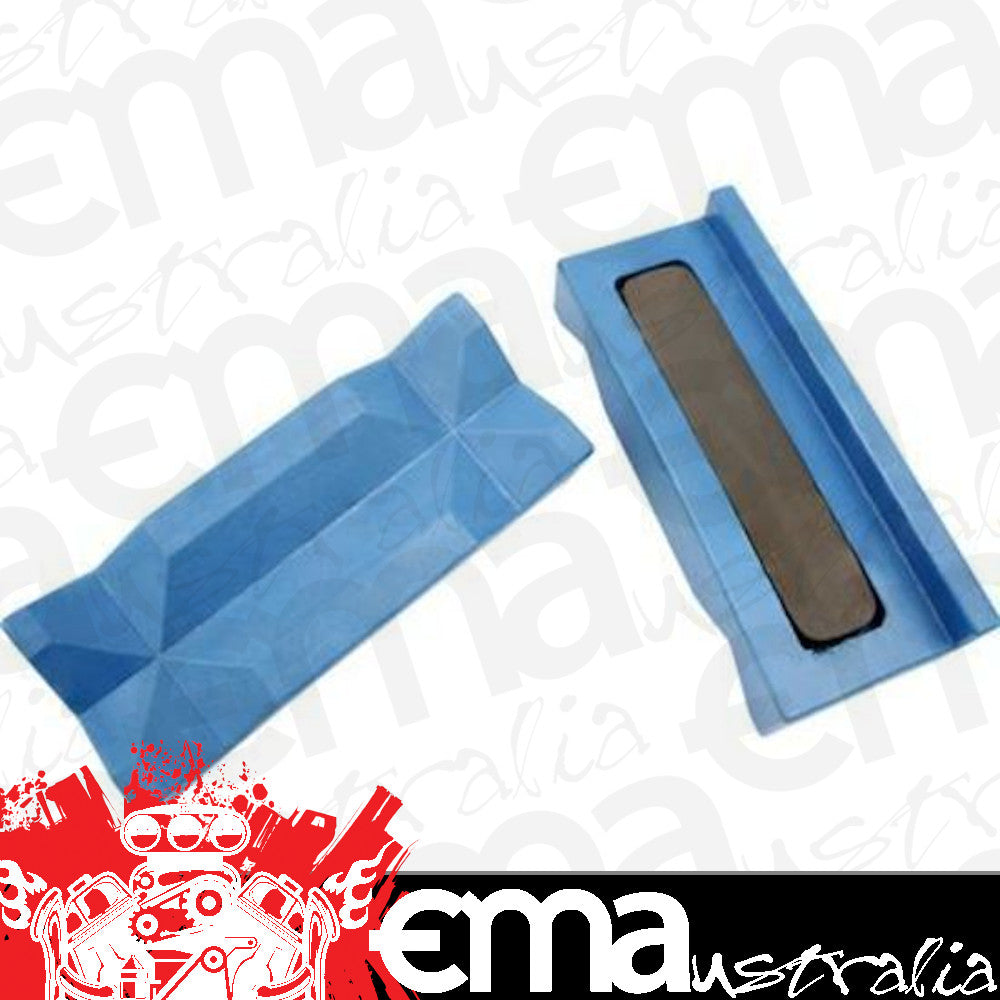 Proflow | PFE431N | Vise Jaw Protectors Nylon Black Inserts Internal Magnets per Pair