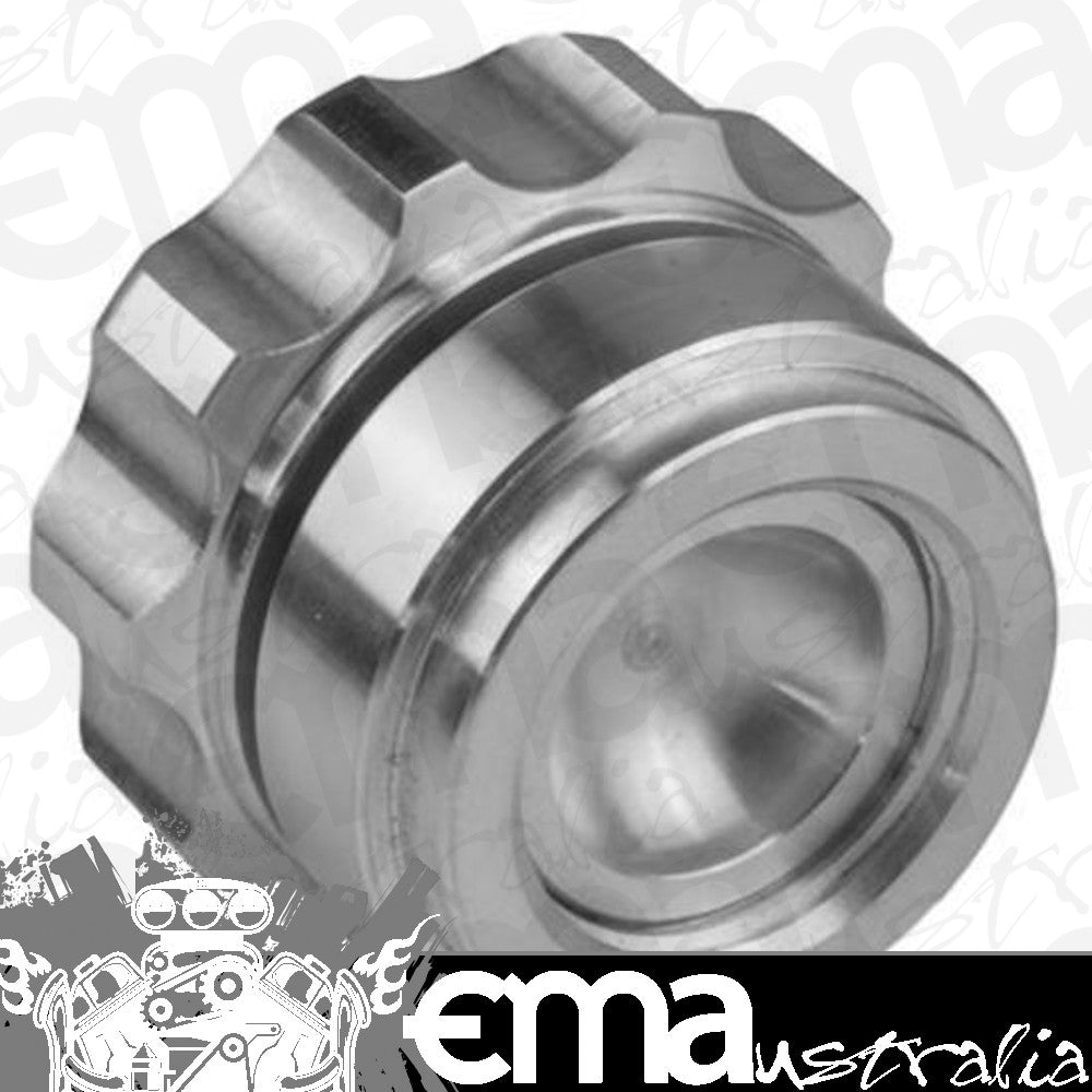 Proflow PFE460-24BK Hose End Weld On Female Bung & Male Cap Assembly Aluminium 1.5" Black