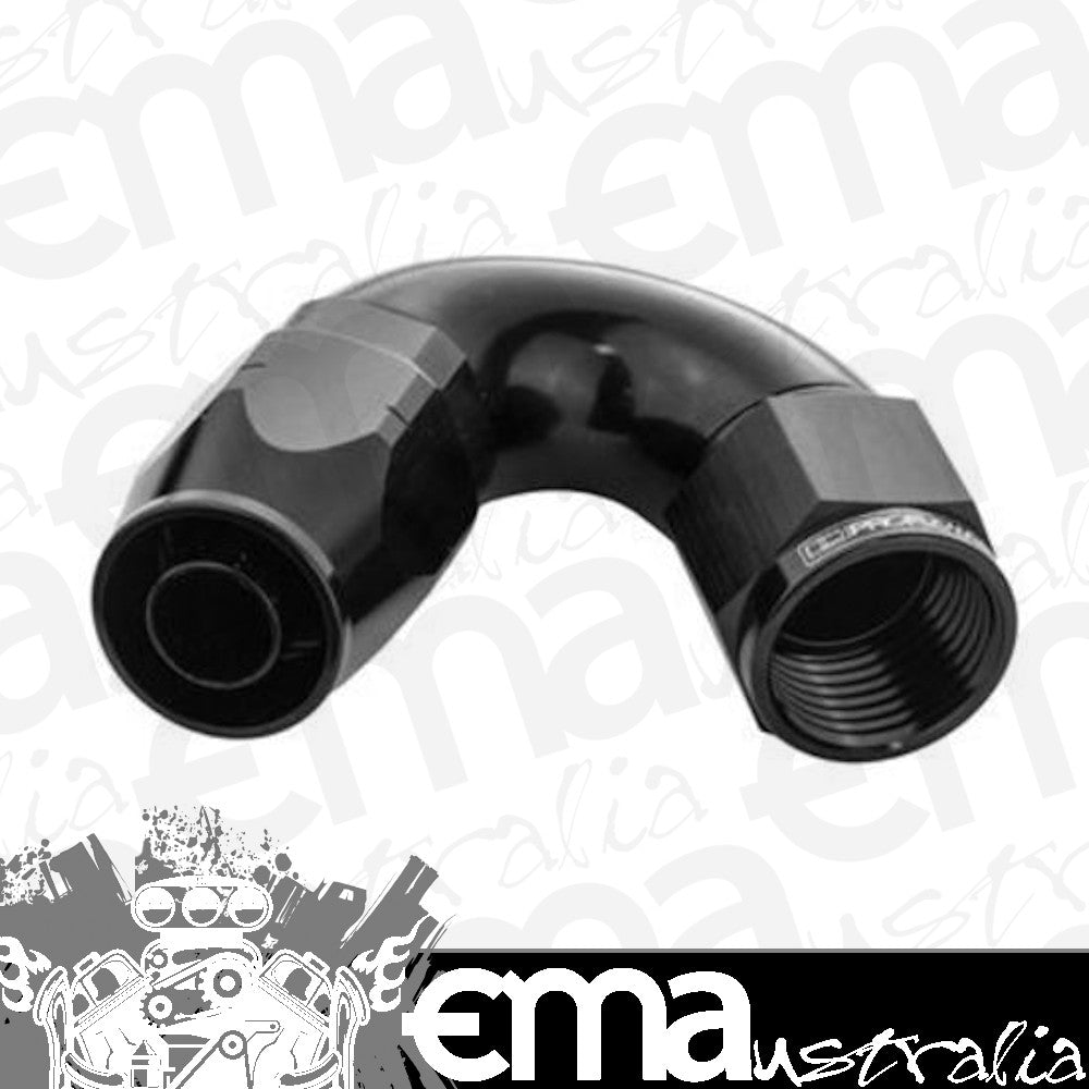 Proflow PFE504-10BK Fitting Hose End 120 Degree Full Flow -10AN Black