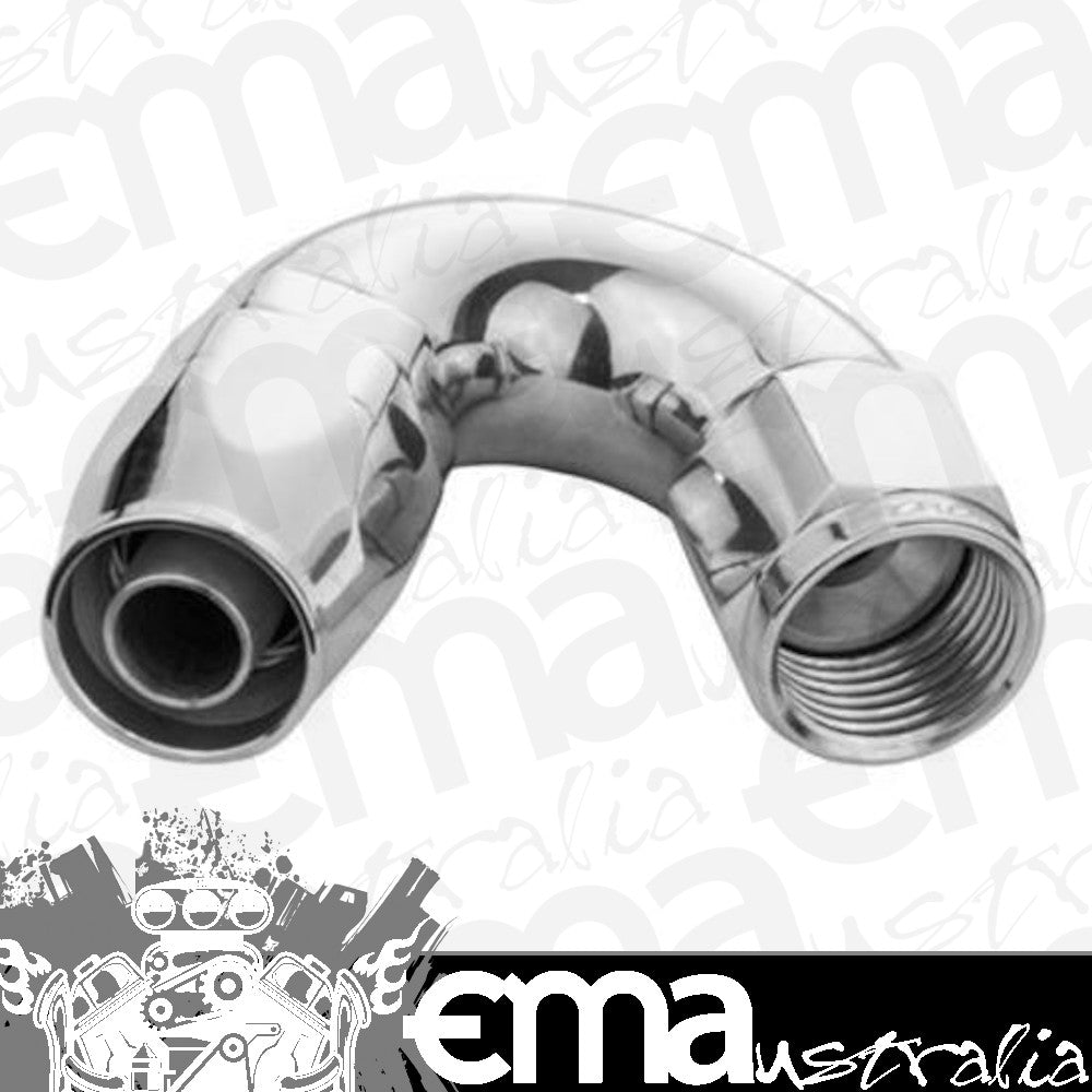 Proflow PFE504-12HP Fitting Hose End 120 Degree Full Flow -12AN Polished