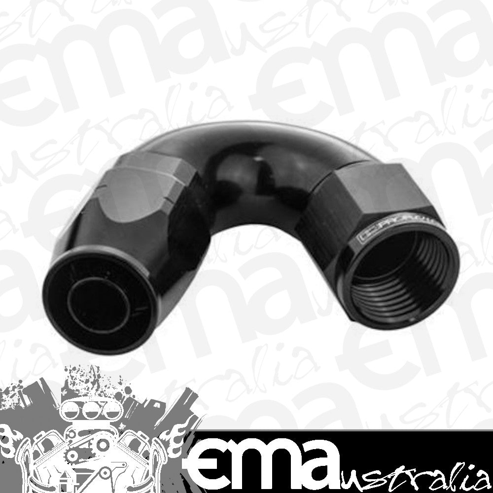 Proflow PFE505-06BK Fitting Hose End 150 Degree Full Flow -06AN Black