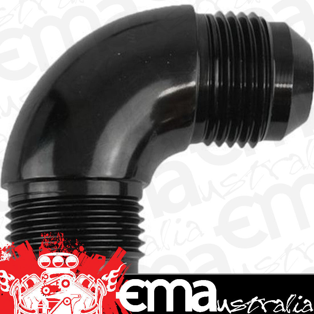 Proflow PFE521-08BK 90 Degree Union Flare Adaptor Fitting -08AN Black