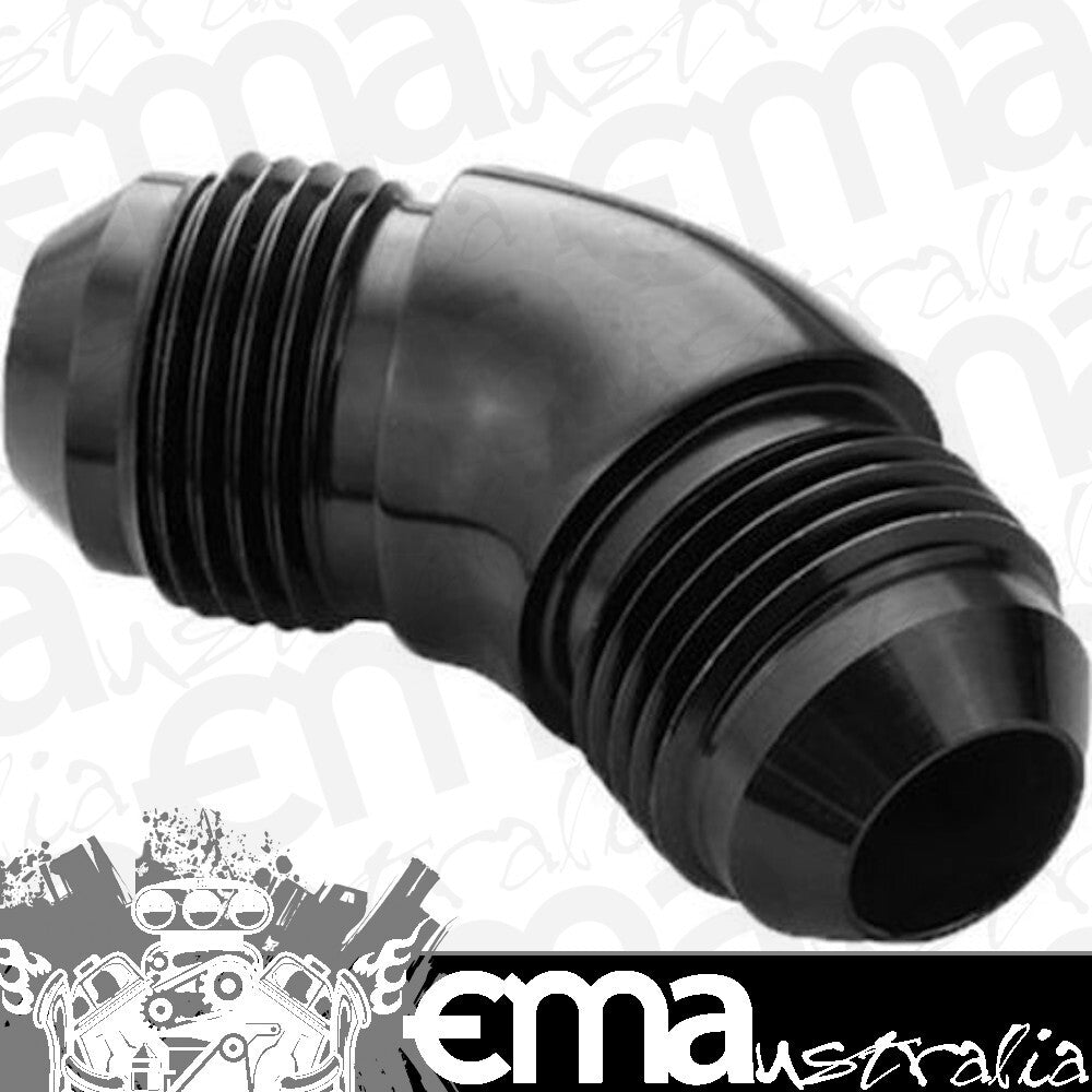 Proflow PFE527-10BK 45 Degree Union Flare Adaptor Fitting -10AN Black