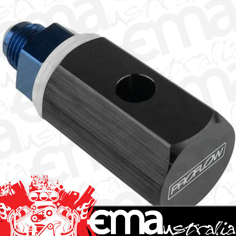Proflow | PFE611-06 | Roll Over Valve Aluminium Black Anodised -6 AN Female