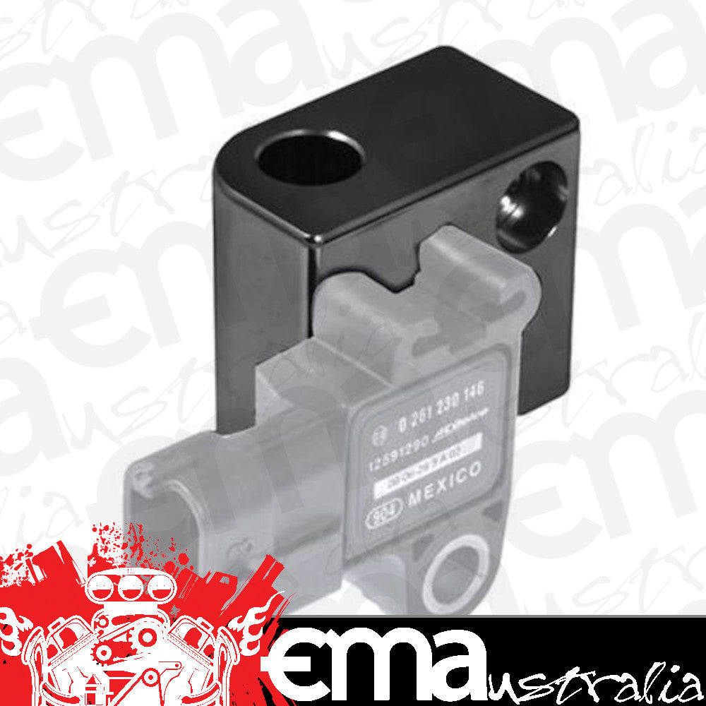 Proflow PFE649BK GM LS Engine MAP Sensor Relocation Block With 1/8" NPT Port Black