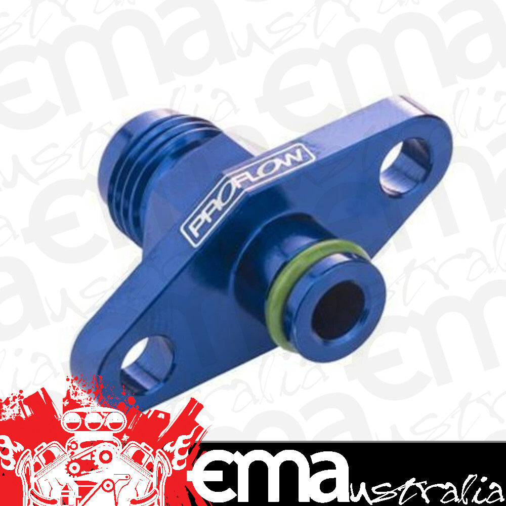 Proflow PFE682 Fuel Rail Adaptor Fitting Aluminium 11mm to -06AN For Nissan / For Subaru / For Mazda