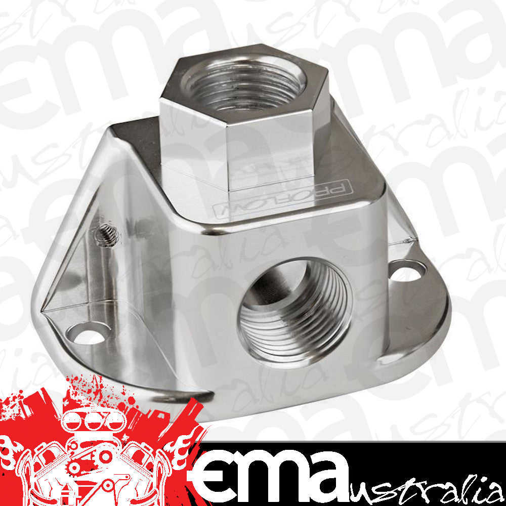 Proflow PFE689S Adapter Aluminium GM Idle Air Control LS Chev For Holden Silver