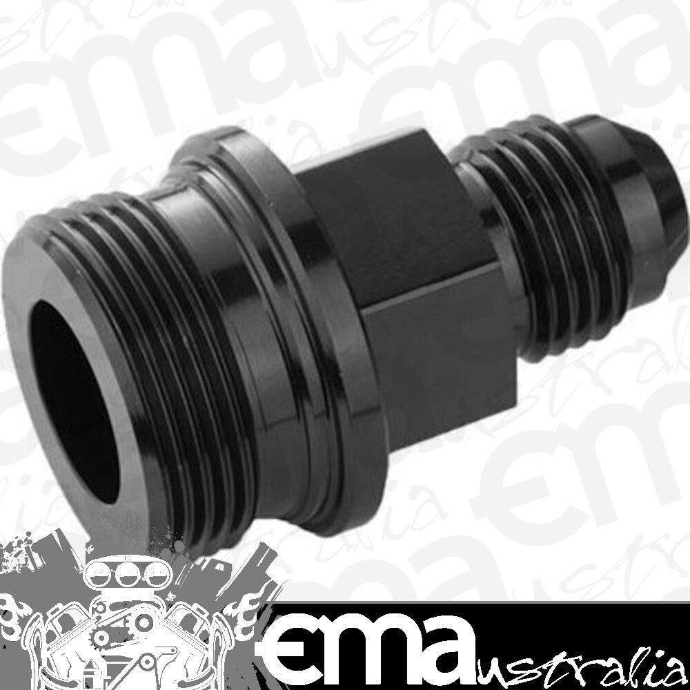 Proflow PFE701-06BK Fitting Inlet Fuel Adaptor Male Feed Demon 9/16 x 24 Short -06AN Black