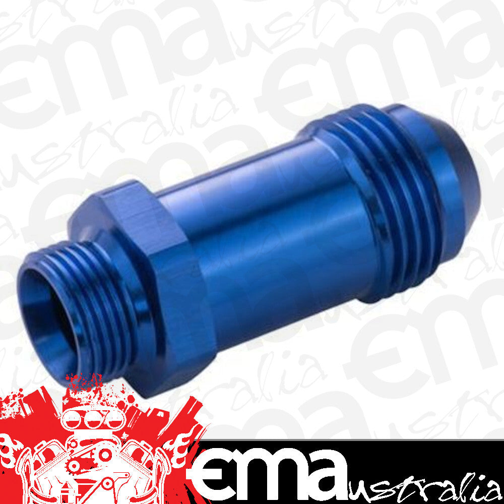 Proflow PFE701-08 Fitting Inlet Fuel Adaptor Male Feed Demon 9/16 x 24 2" -08AN Blue