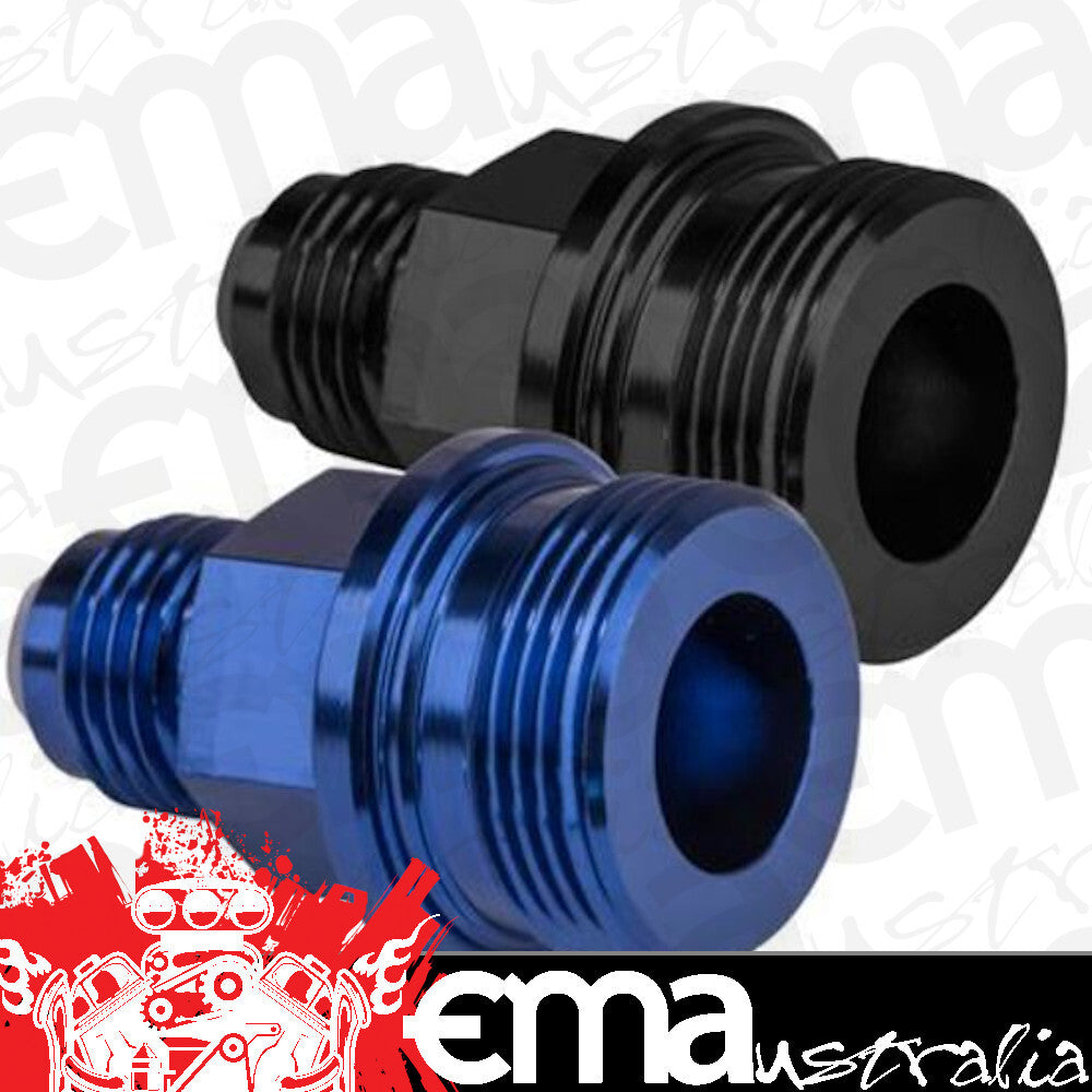 DEMON/HOLLEY INLET FEED 9/16 X 24 MED - 8 BLACK