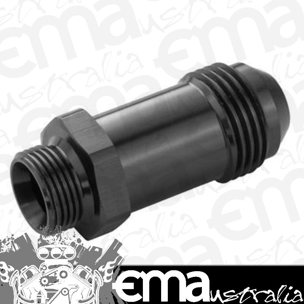 Proflow PFE701-08BK Fitting Inlet Fuel Adaptor Male Feed Demon 9/16 x 24 2" -08AN Black