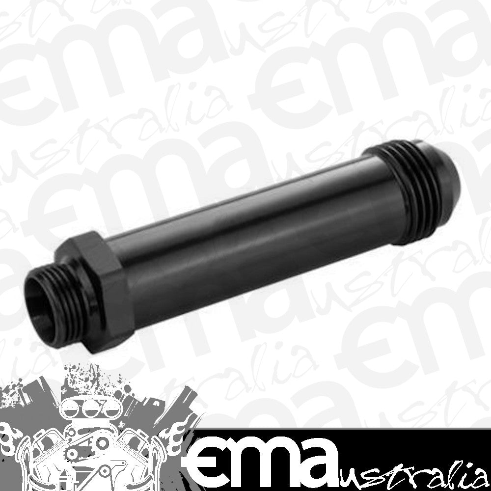 Proflow PFE701-08LBK Fitting Inlet Fuel Adaptor Male Feed Demon 9/16 x 24 to -08AN Male 2" Black