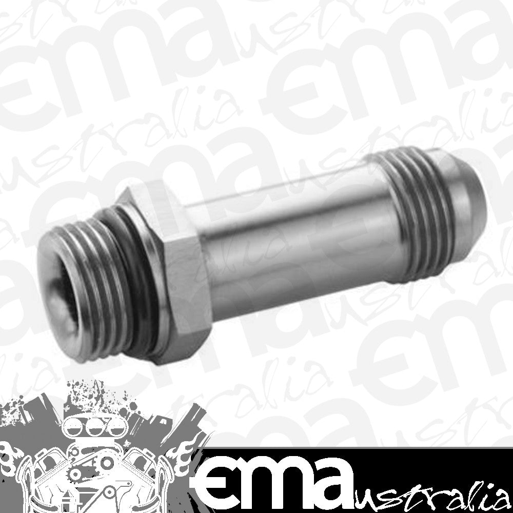 Proflow PFE709-08S Quick Release Fuel Fitting Holley Inlet Feed -08AN Male to -08AN Male 2" Silver