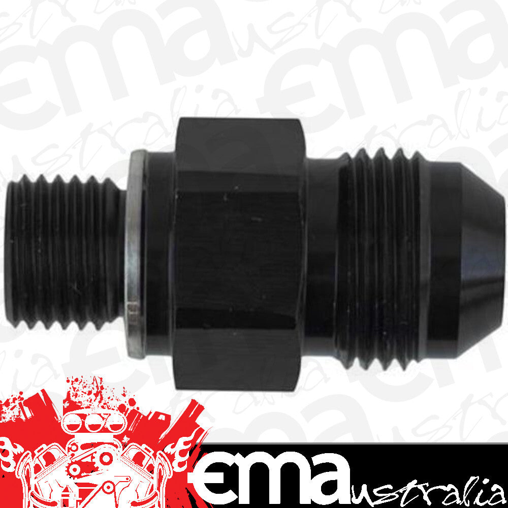 Proflow PFE710-08 Fitting Adaptor GM Transmission 1/4" Npsm Straight to -08AN Black