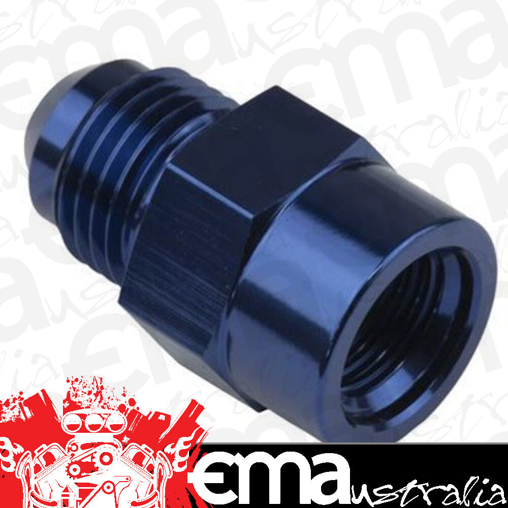 Proflow PFE711-M14-06 Fitting Adaptor Metric M14 x 1.5 Female to Male -06AN Blue
