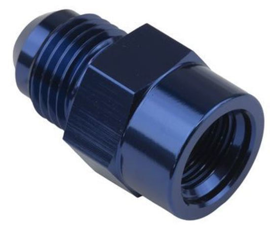 Proflow PFE711-M16-08 Fitting Adaptor Metric M16 x 1.5 Female to Male -08AN Blue