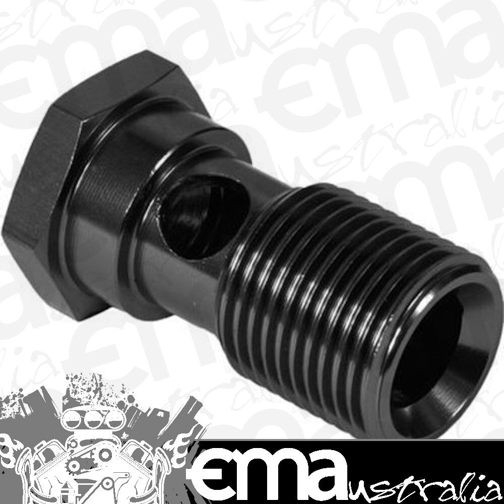 Proflow PFE725-06BK Fitting Banjo Bolt M14 x 1.50 Thread Black