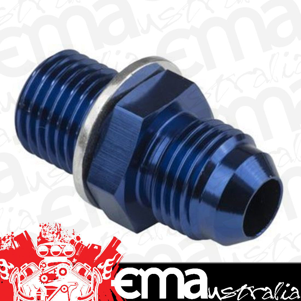 Proflow PFE732-06 Fitting Adaptor Male 14mm x 1.50mm to Fitting Adaptor Male -06AN Blue