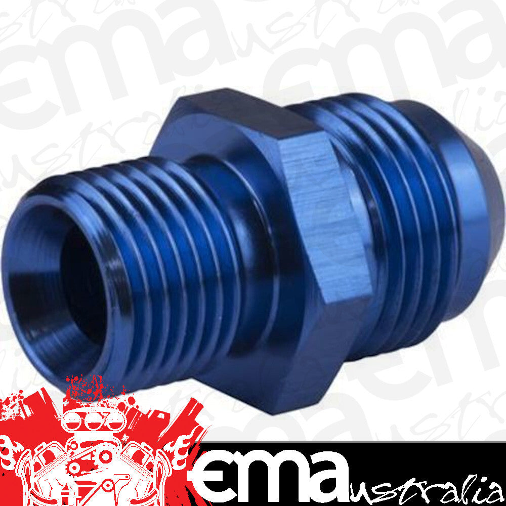Proflow PFE733-08 Fitting Adaptor Male 16mm x 1.50mm to Fitting Adaptor Male -08AN Blue