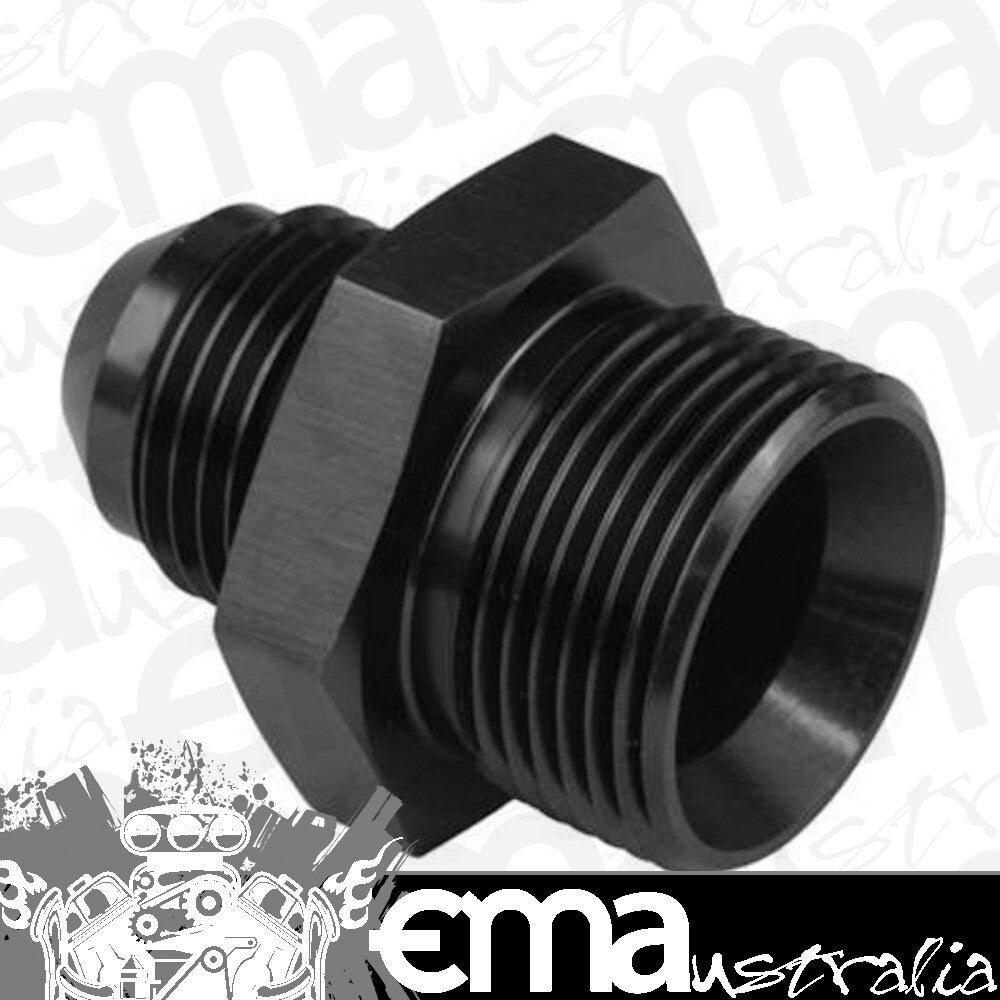 Proflow PFE737-06BK Fitting Adaptor Male 24mm x 1.50mm to Fitting Adaptor Male -06AN Black