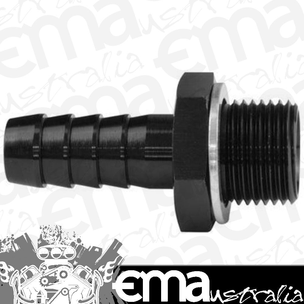 Proflow PFE745-01BK Fitting Adaptor Male 10mm x 1.00mm to 8mm Barb Black