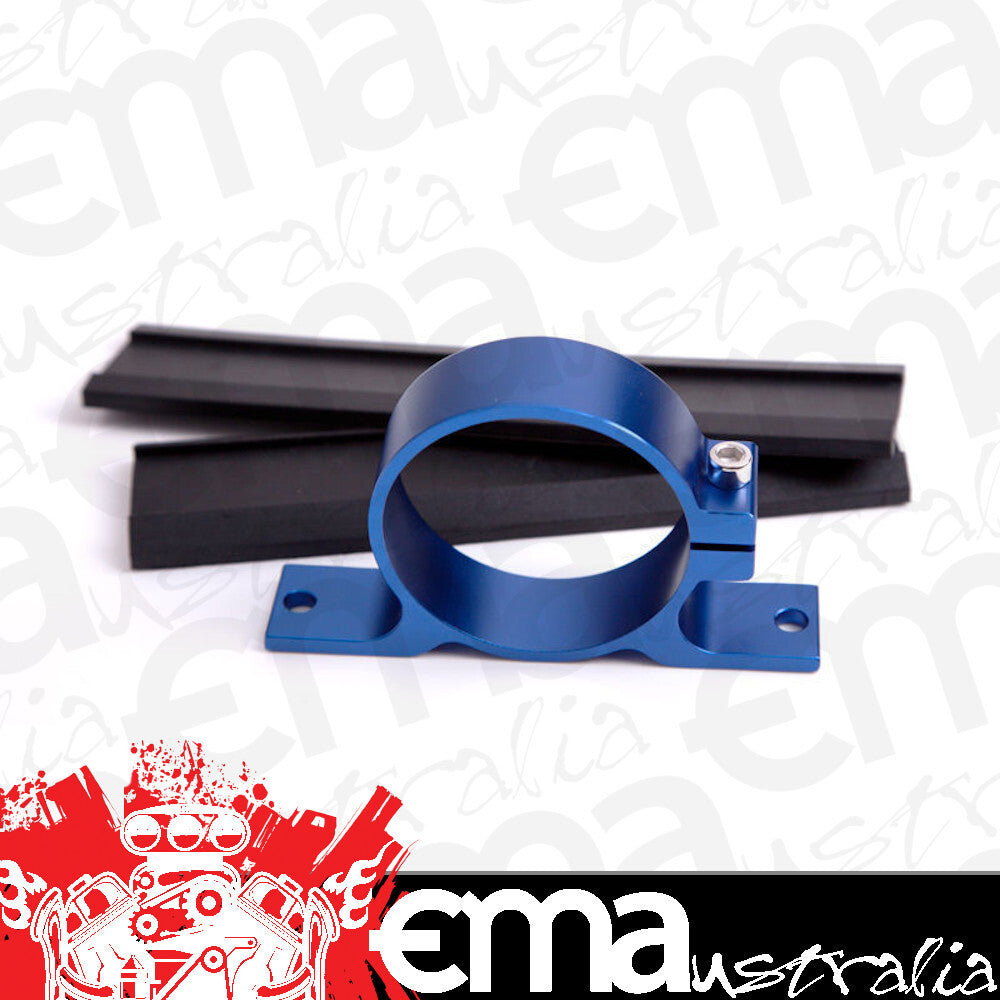 Aeroflow AF64-2000 Billet Fuel Pump Bracket Boschblue Single suits All Bosch
