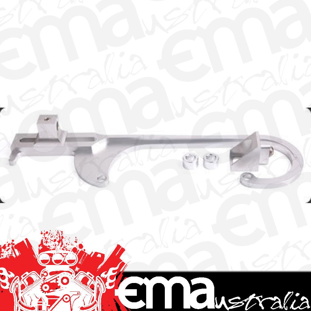 4150 Series Carburetors Billet Throttle Cable Bracket Silver suits Style Aeroflow Performance Products AF64-2001S