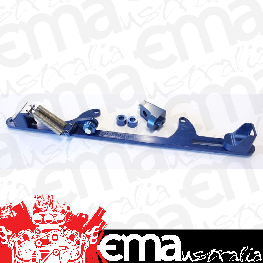 Aeroflow AF64-2002 Billet Throttle Cable Bracket Blue suits 4500 Style