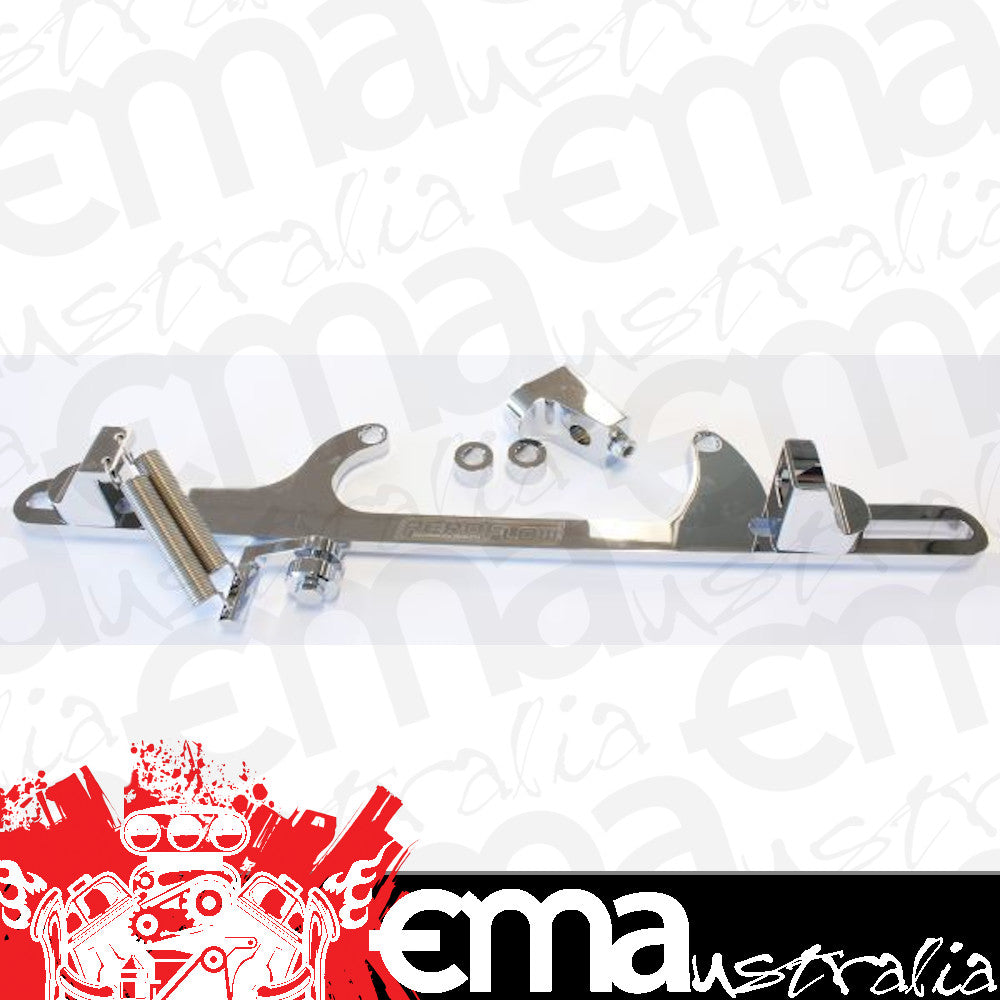 Aeroflow AF64-2002C Billet Throttle Cable Bracket Chrome suits 4500 Style