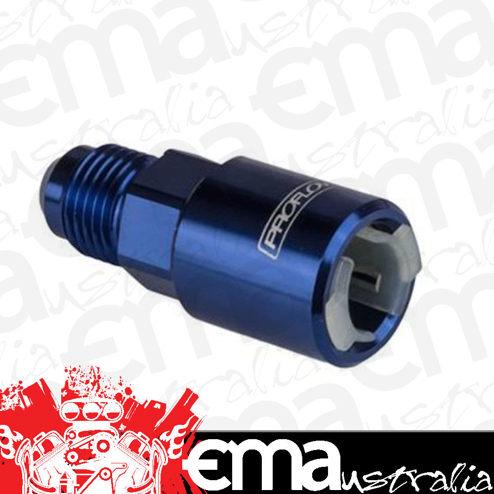 Proflow PFE808-02 3/8" Female Fitting Quick Connect Straight to -06AN Male Blue