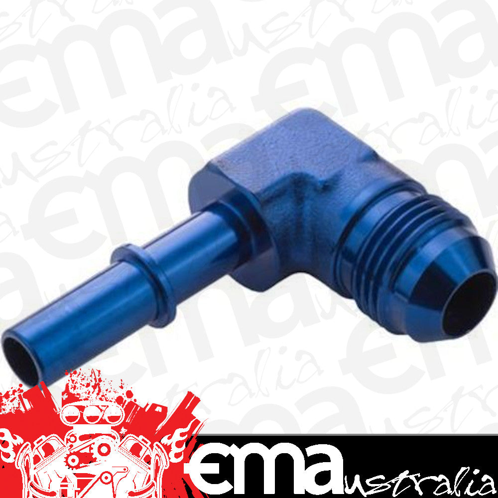 Proflow PFE810-02 3/8" Male Fitting Quick Connect 90 Degree to -06AN Male Fitting Blue