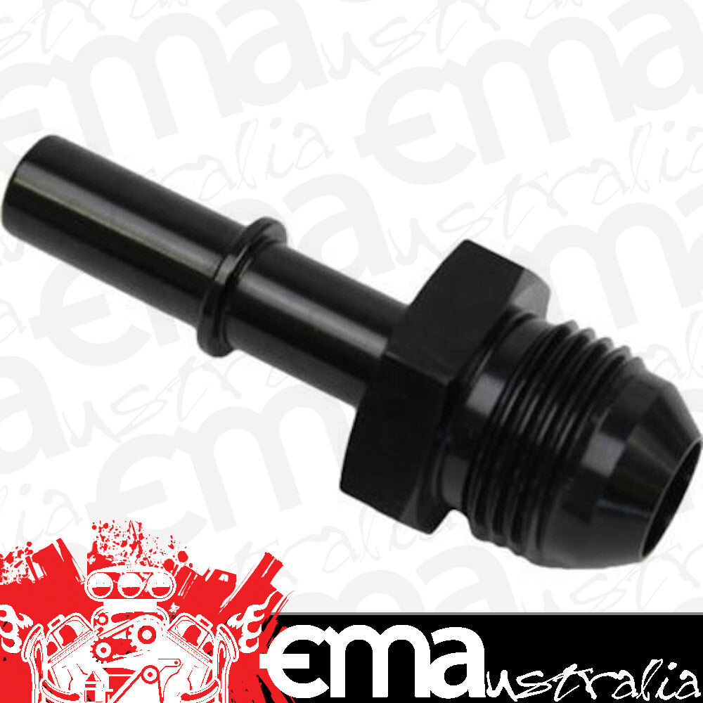 Proflow PFE817-03BK 3/8" Fitting Male Quick Connect to -08AN Fitting Male Black