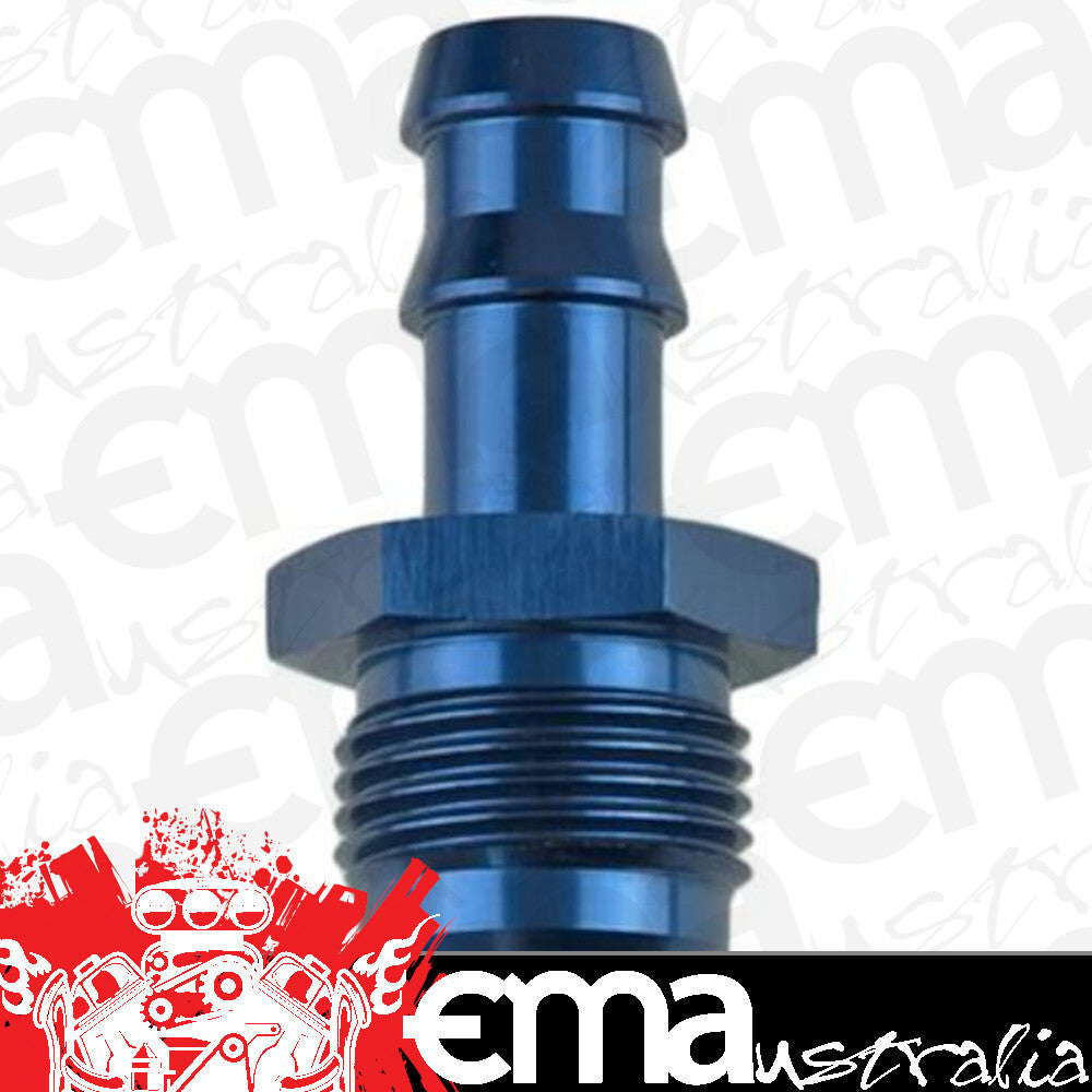 Proflow PFE817-08 1/2" Fitting Male Barb to -08AN Adaptor Blue