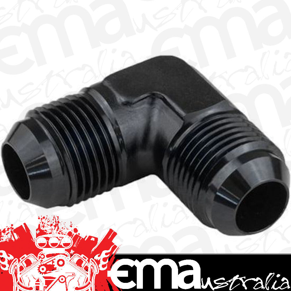 Proflow PFE821-08BK Flare Union -08AN 90 Degree Union Black