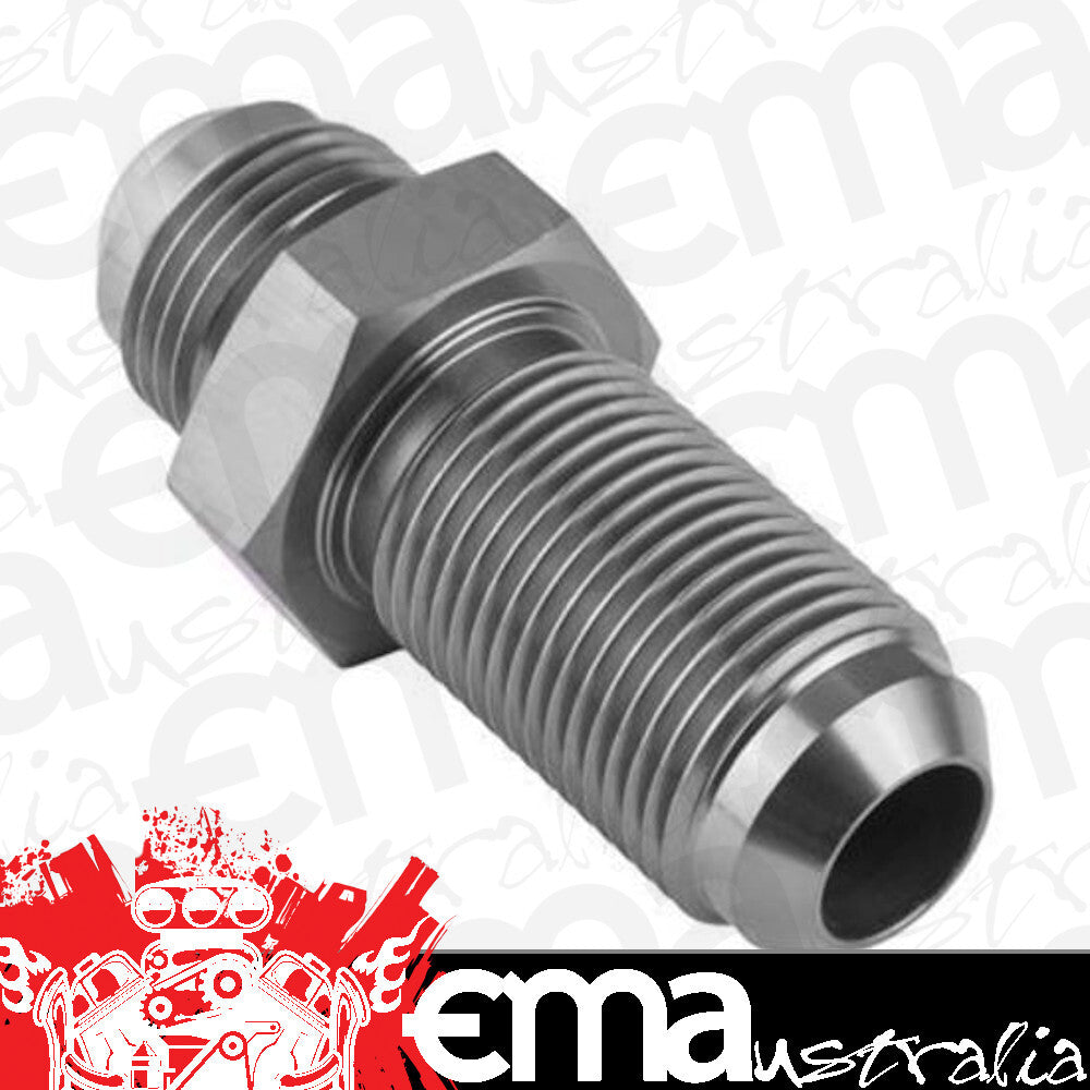 Proflow PFE832-10S Adaptor AN Flare -10AN Bulkhead Silver