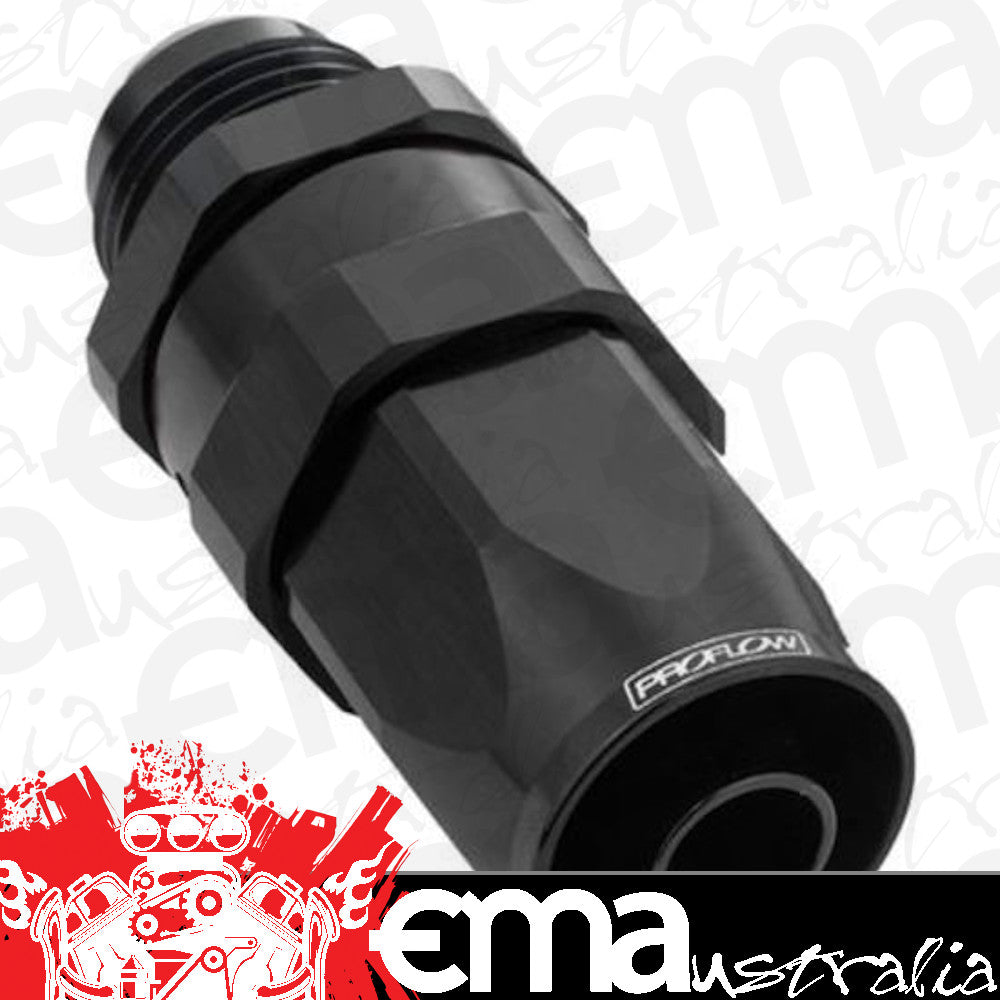 Proflow PFE840-10BK Male Hose End -10AN to -10AN Hose End Straight Black