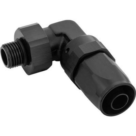 Proflow PFE849-12-12BK Fitting 90 Degree Hose End -12AN Hose to Male -12AN Thread Black