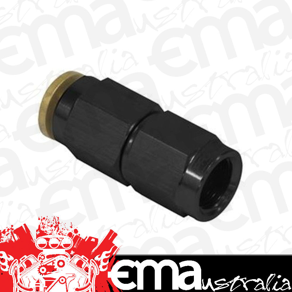 Proflow PFE857-04BK Fitting Push Release Straight 1/4" Tube to Female -03AN Black
