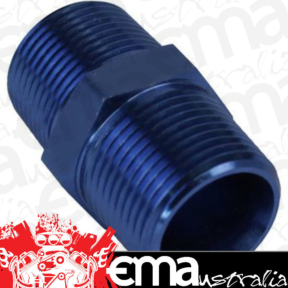 Proflow PFE911-08 Fitting Male Pipe to Fitting Male Pipe 1/2" Blue