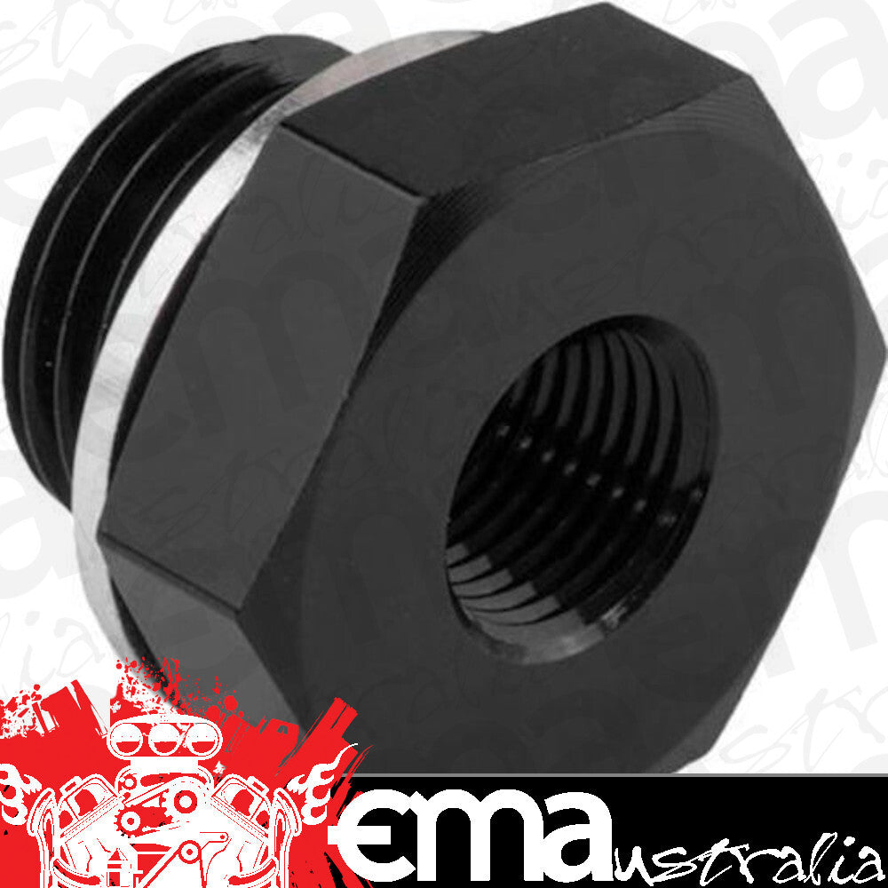 Proflow PFE912-M12-02BK Fitting Metric Port Reducer M12 x 1.50 to 1/8" Fitting NPT Black