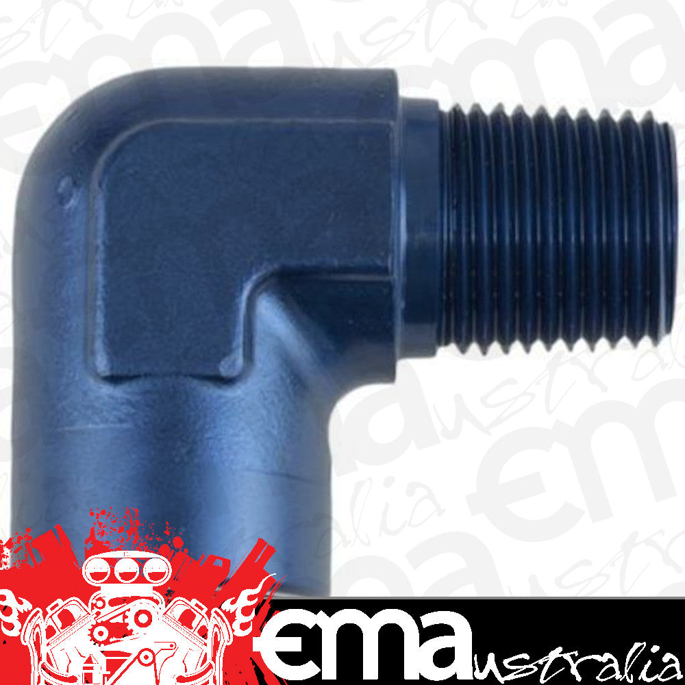 Proflow | PFE914-10 | 90 Degree Coupler Female - Male Elbow 3/4" NPT Blue