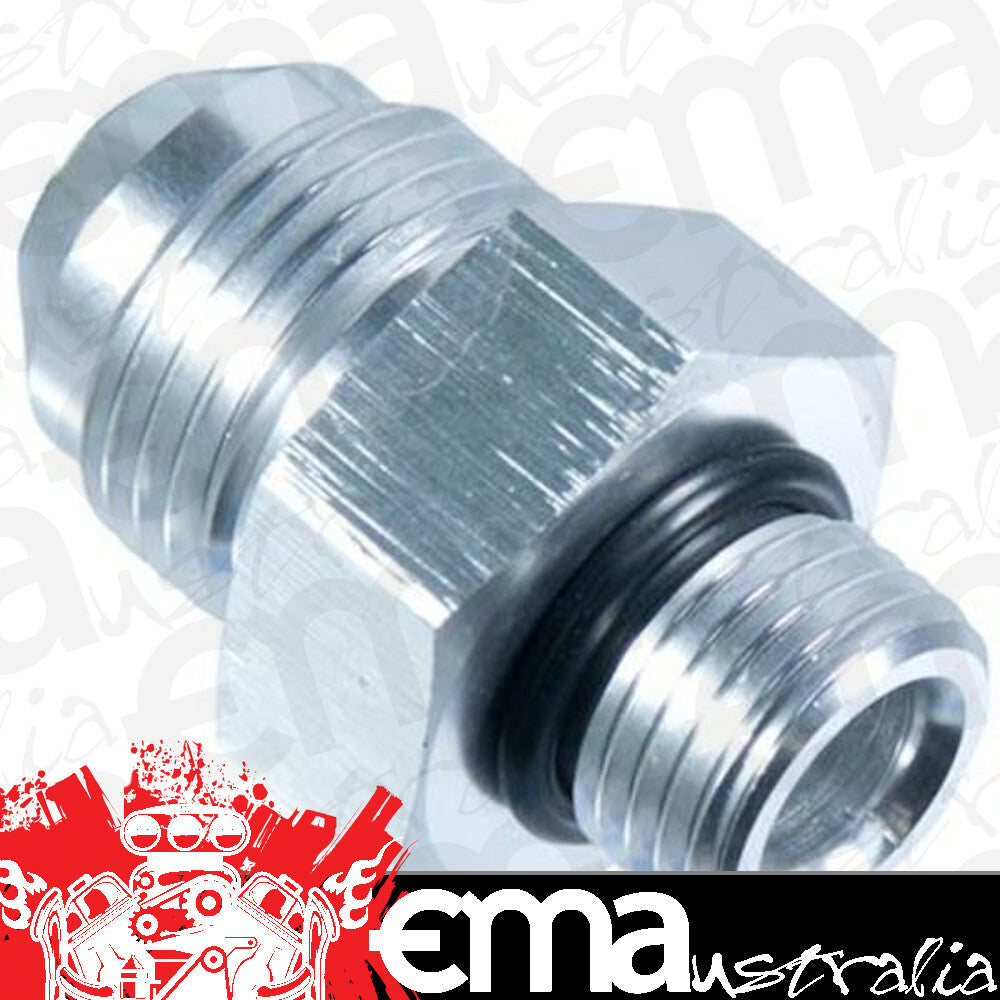 Proflow PFE920-06-08P Fitting Straight Adaptor -06AN to -08AN O-Ring Port Silver