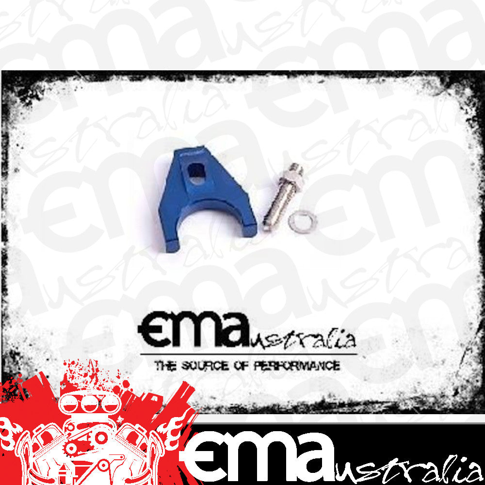 Aeroflow Performance Products AF64-2032 Billet Distributor Hold Down Blue Bracket suits All Chev