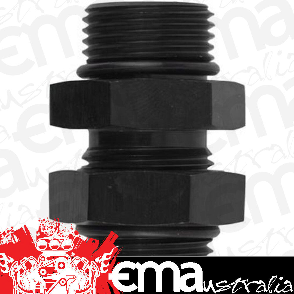 Proflow | PFE929-06BK | O-Ring Union Male -06AN to Male -06AN Black