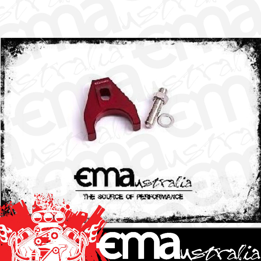 Aeroflow AF64-2032R Billet Distributor Hold Down Red Bracket suits All Chev