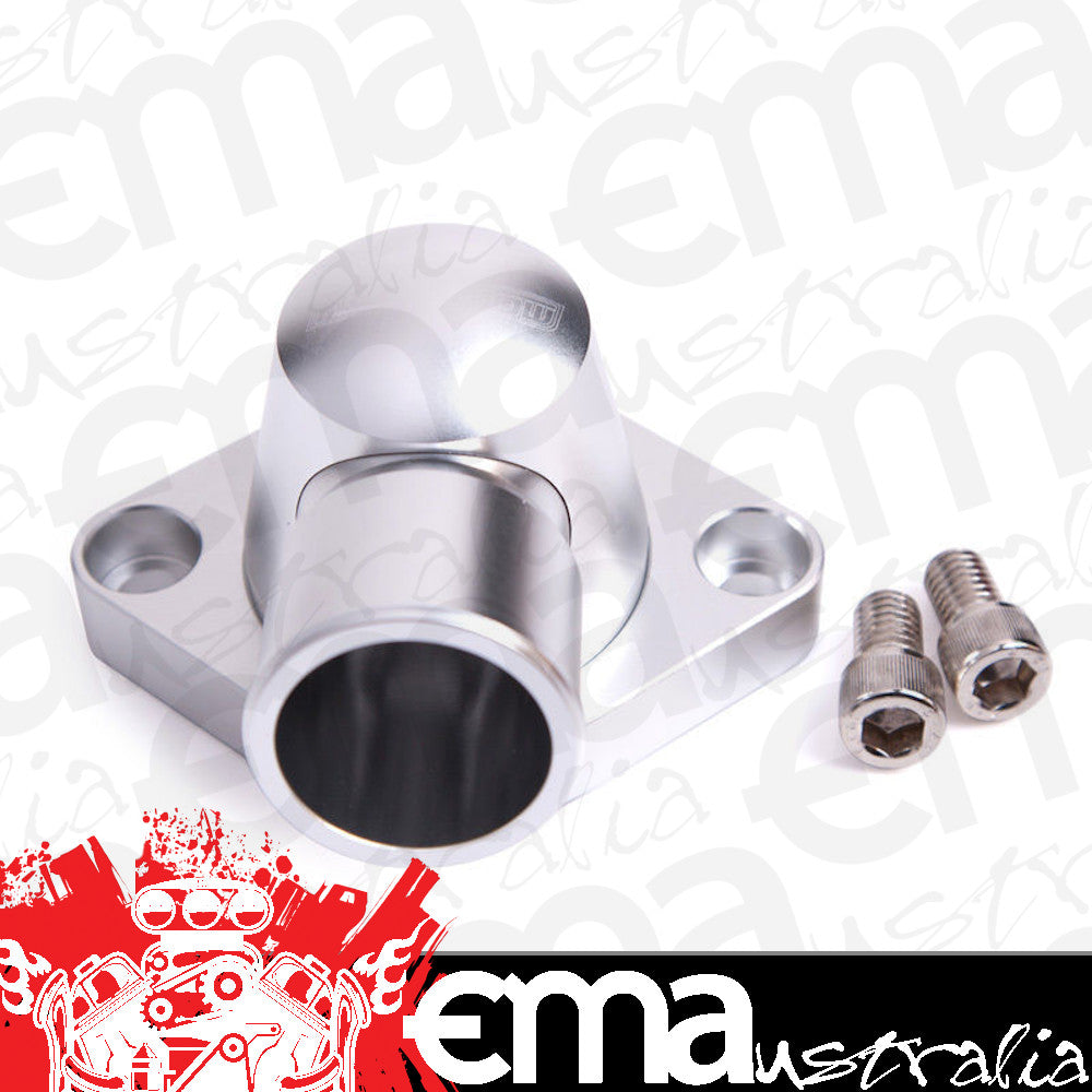 Aeroflow AF64-2034S Billet Thermostat Housing Silver Swivel SBC BBC