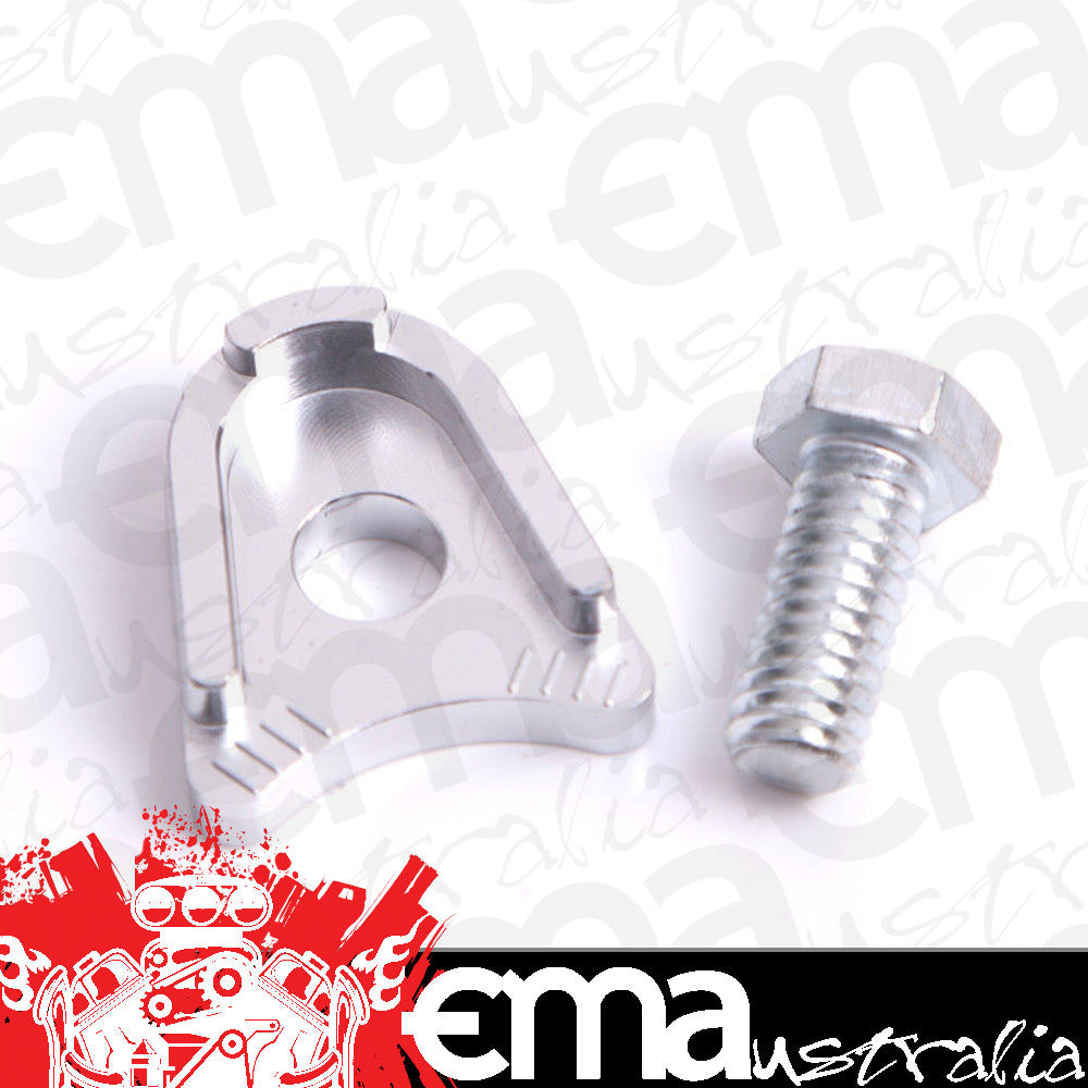 Aeroflow AF64-2035S Billet Distributor Hold Down Silv Clamp Ford Windsor & 351C