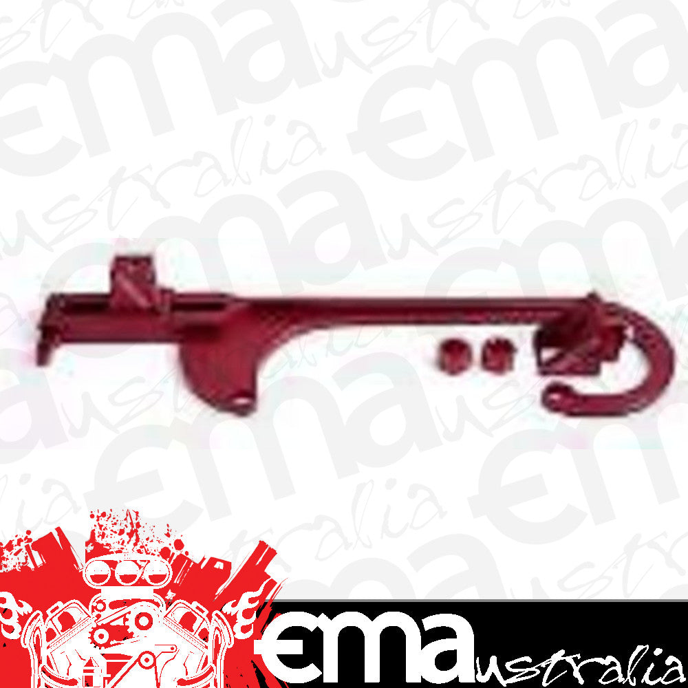 AEROFLOW BILLET THROTTLE CABLE BRACKET 4500 STYLE RED AF64-2036R