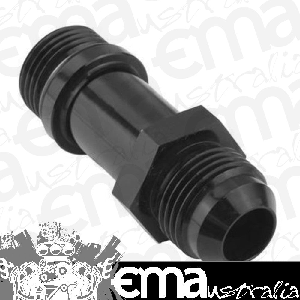 Proflow PFE953-12BK Male Extension Adaptor -12AN to -12AN O-Ring Thread Black